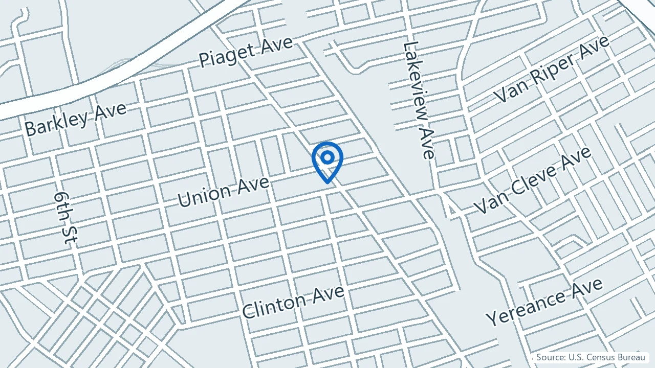 Map showing North Jersey Interventional Pain Center in Clifton, New Jersey