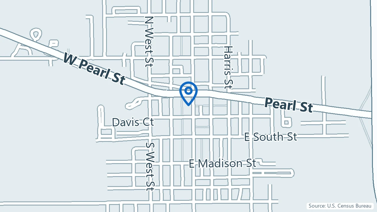 Map showing Occult Mental Health in Tremont, Illinois