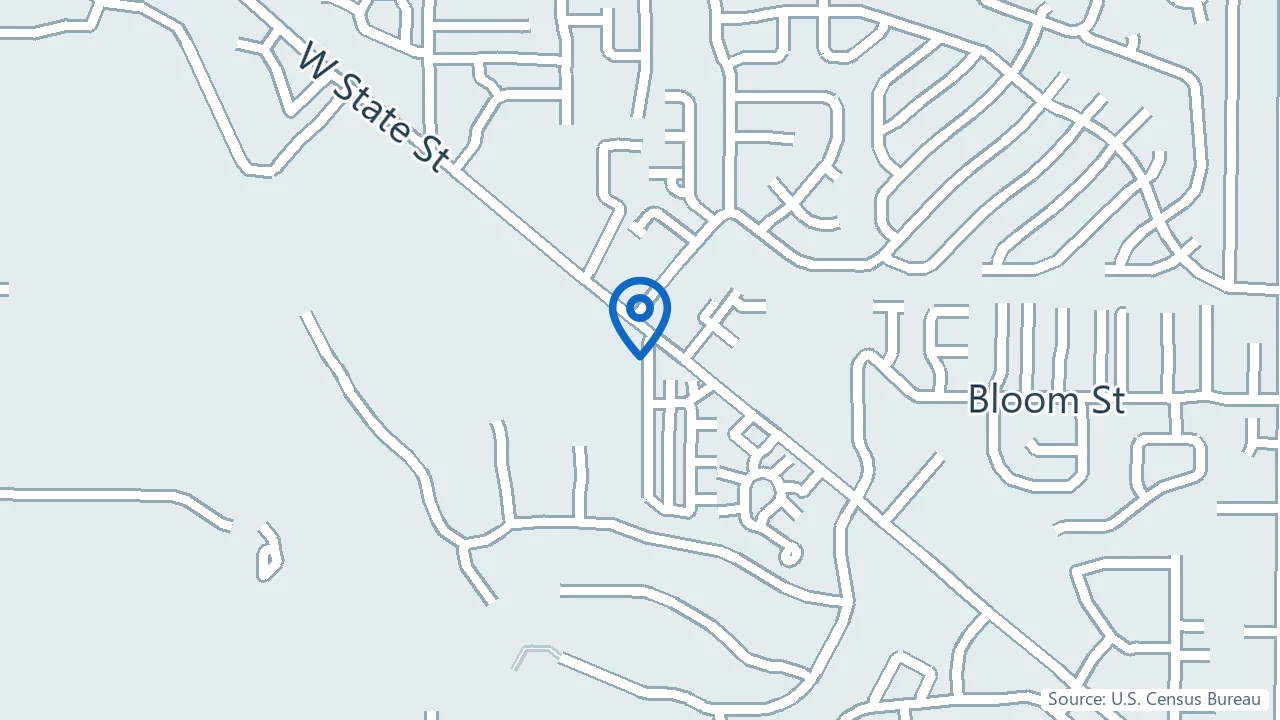 Map showing Cottonwood Family Medicine in Garden City, Idaho