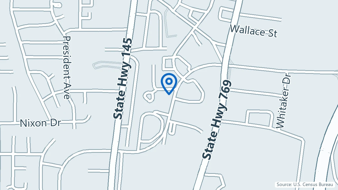 Map showing Right Track Medical Group in Tupelo, Mississippi