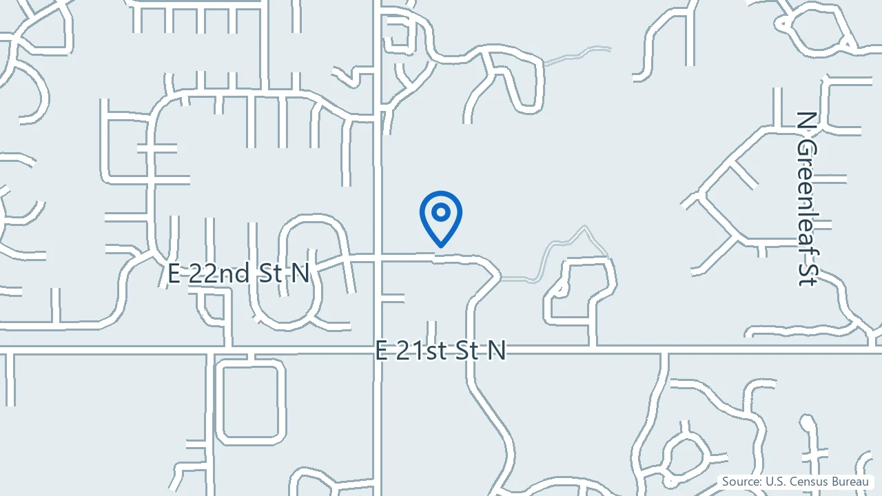 Map showing SOMA Therapy and Psychiatric Services in Wichita, Kansas