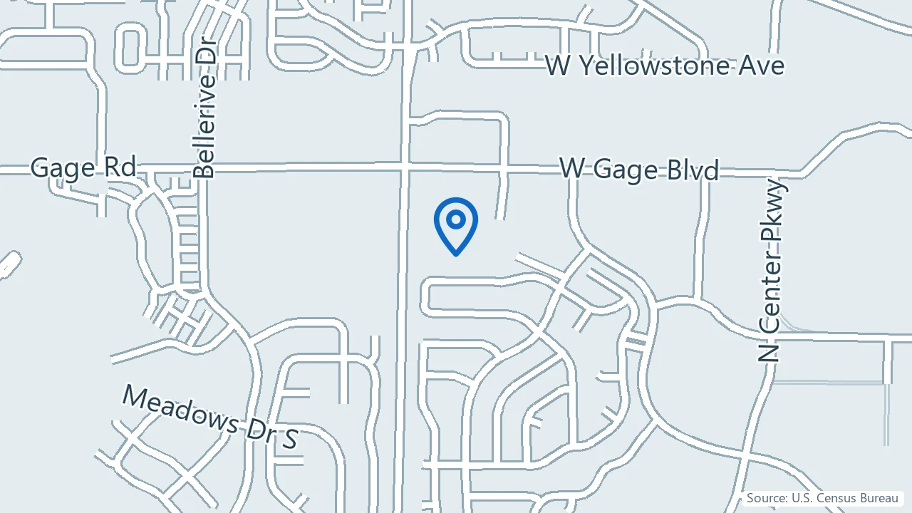 Map showing Prism Ketamine Therapies in Kennewick, Washington