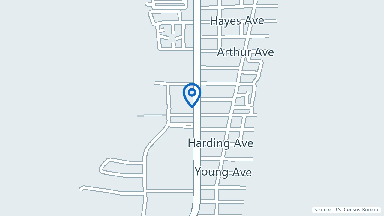 Map showing Ketamine Holistic Wellness Center in Cape Canaveral, Florida