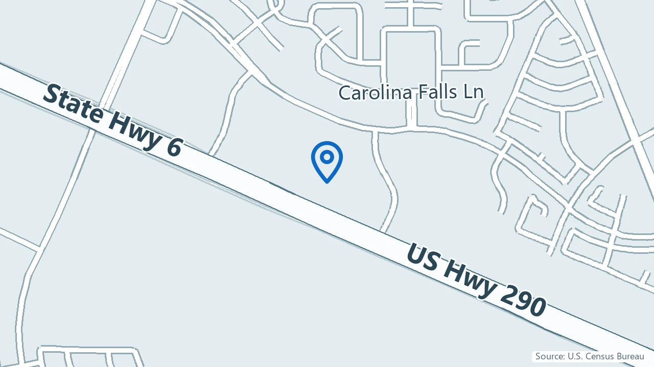 Map showing Anew Era TMS & Psychiatry in Cypress, Texas