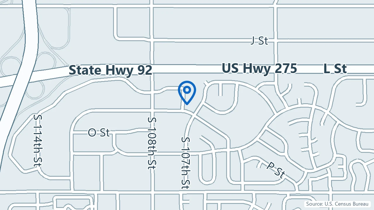 Map showing Your Path Psychiatric and Mental Health LLC in Omaha, Nebraska