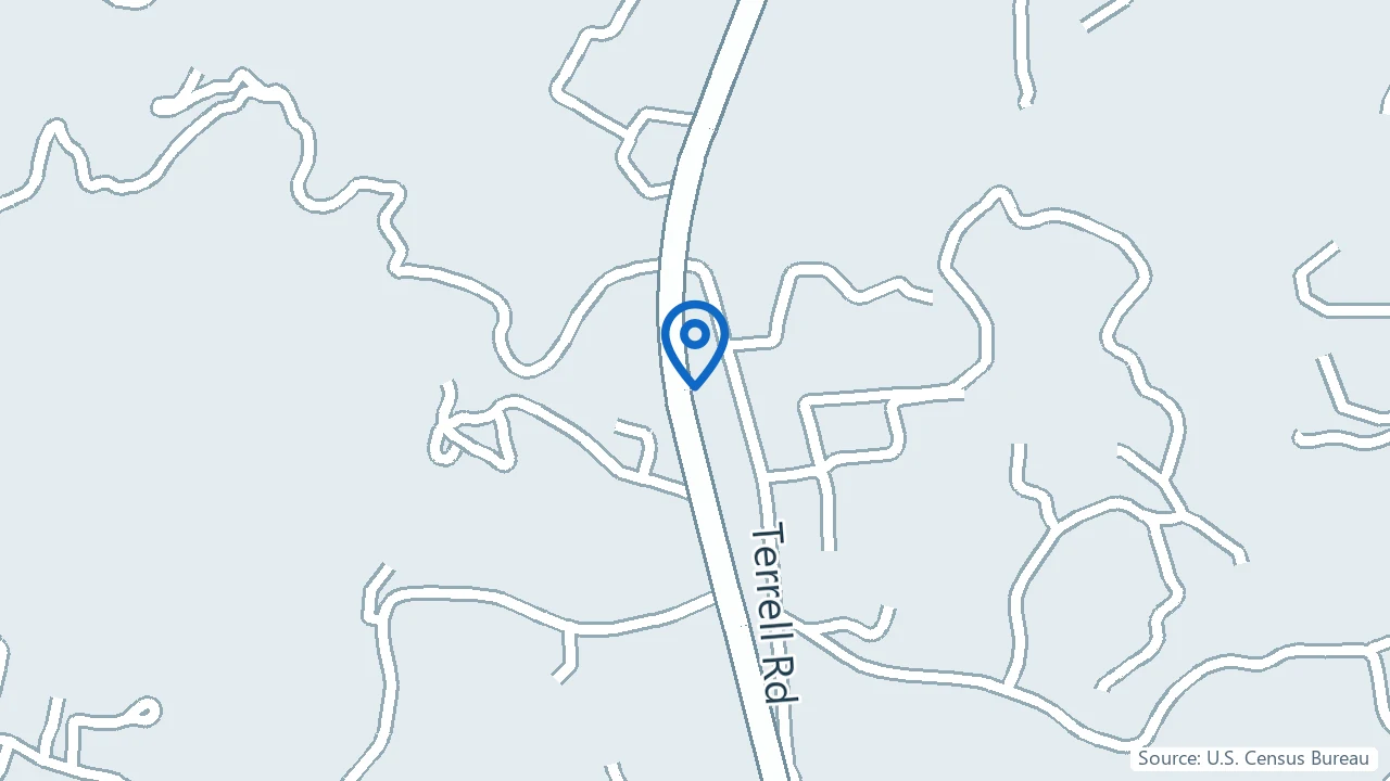 Map showing Southern Ketamine Clinics in Franklin, North Carolina