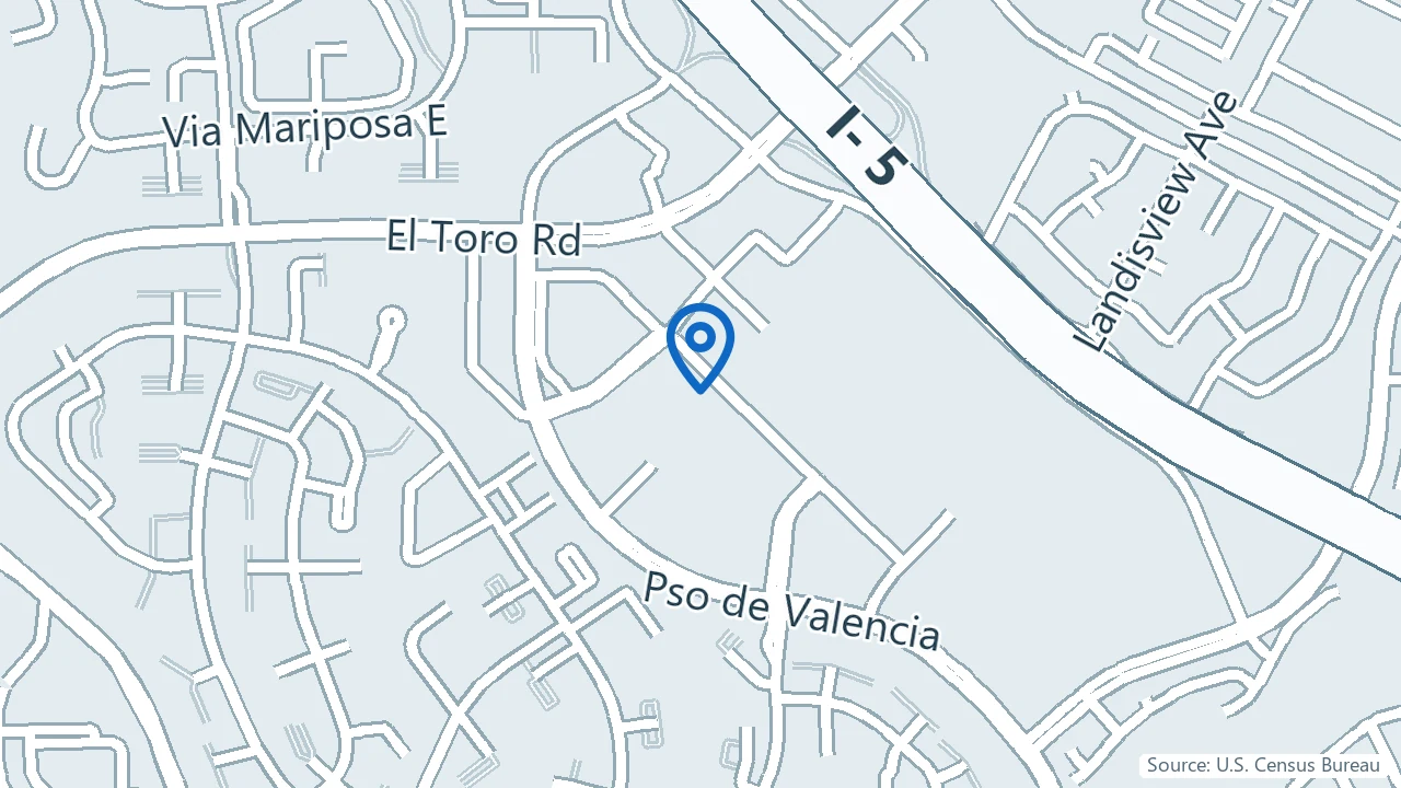 Map showing Anew Era TMS & Psychiatry in Laguna Hills, California