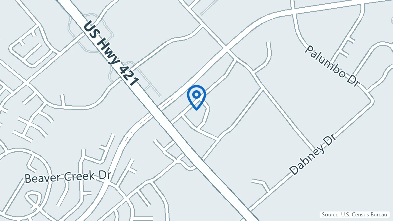 Map showing LifeStance Health in Lexington, Kentucky