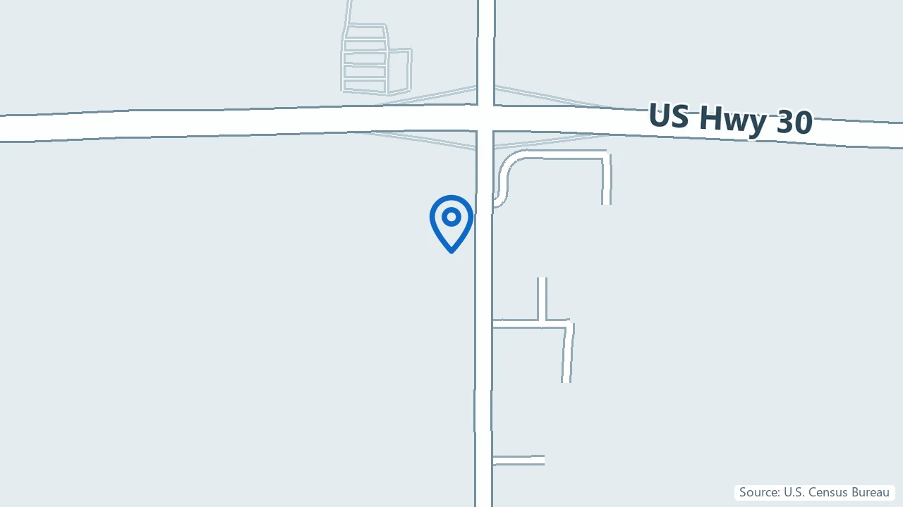 Map showing Center Associates in Marshalltown, Iowa