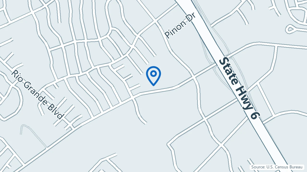 Map showing PsychPlus in College Station, Texas