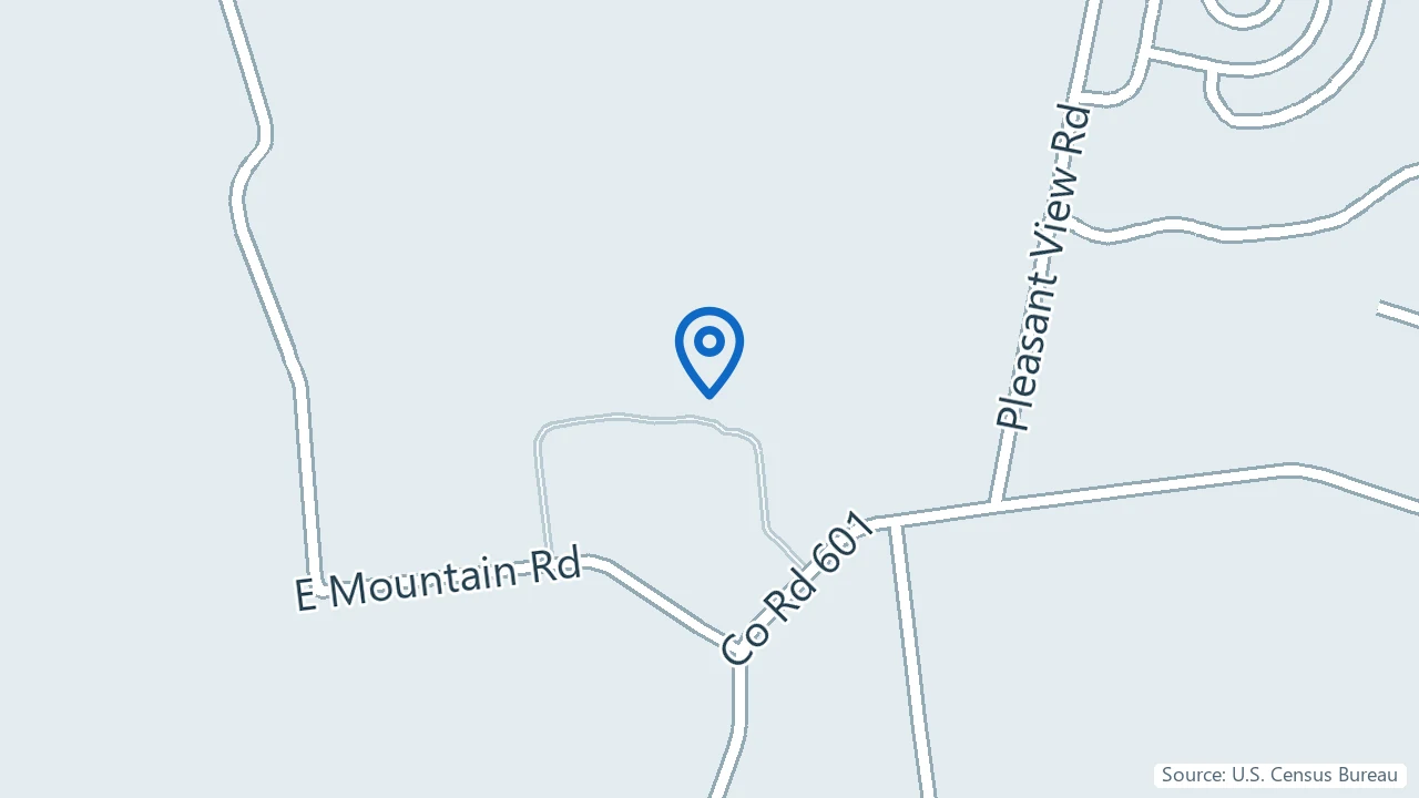Map showing Hackensack Meridian Carrier Clinic in Belle Mead, New Jersey
