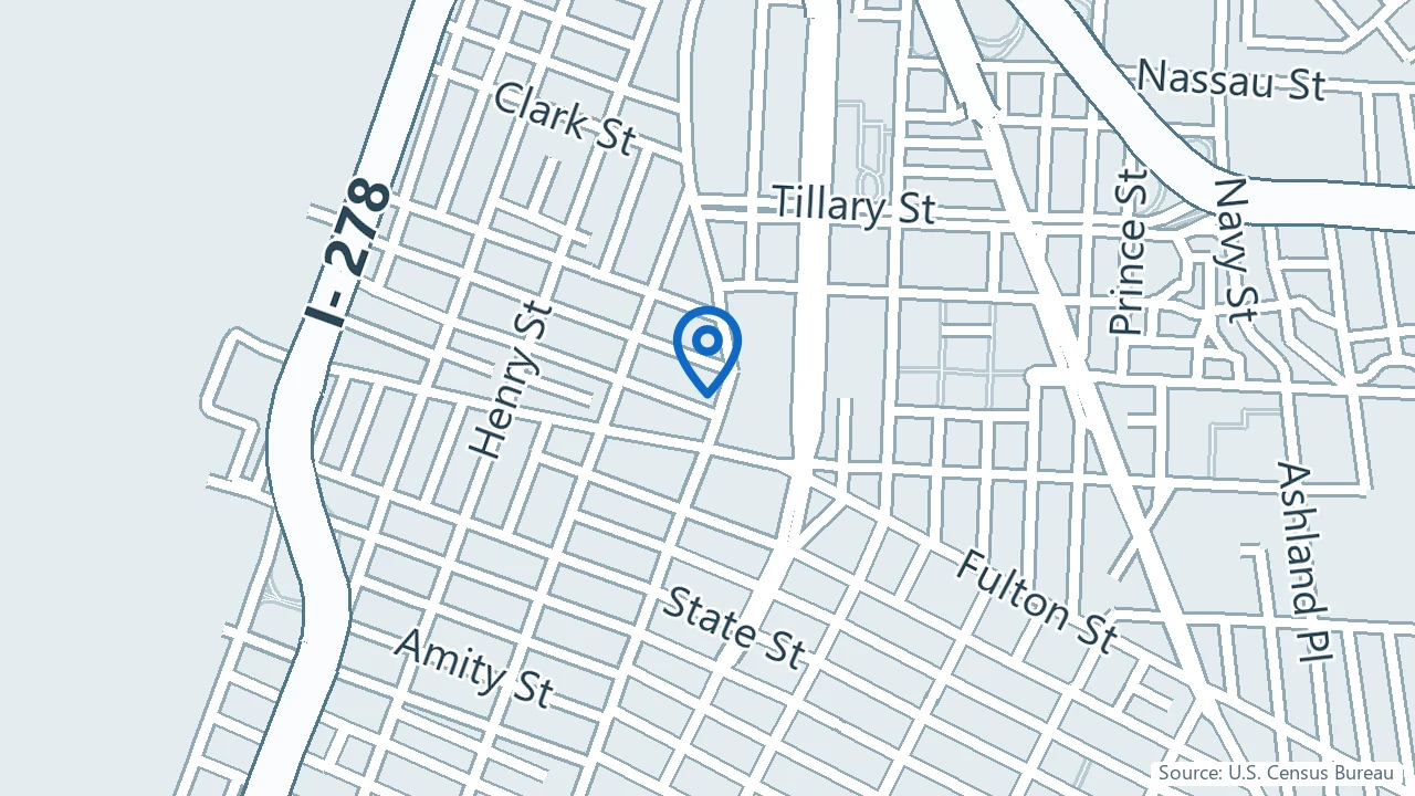 Map showing Good Health Psychiatric Services in Brooklyn, New York