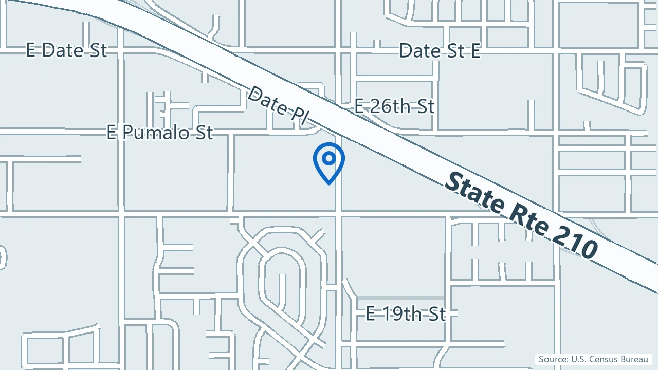Map showing Inland Psychiatric Medical Group in San Bernardino, California