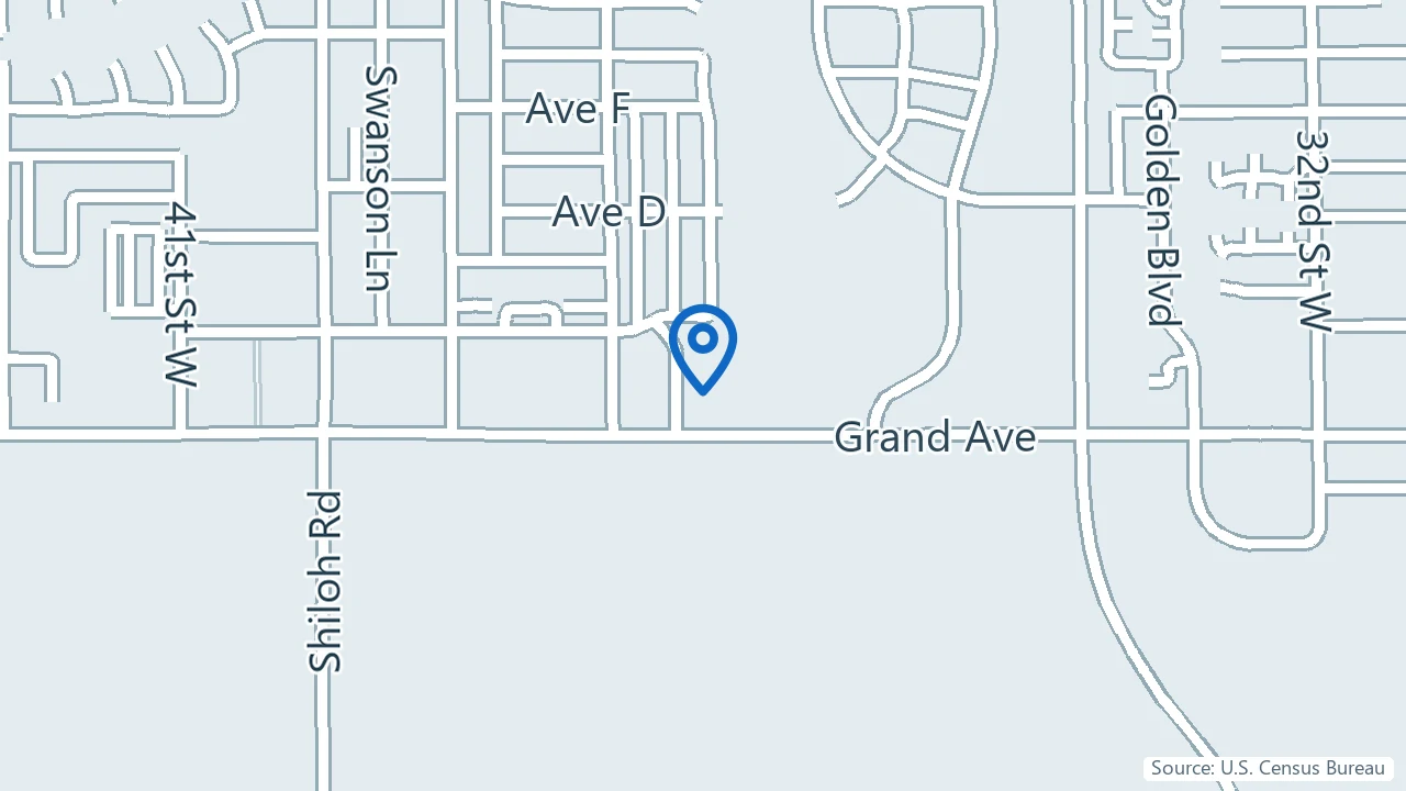 Map showing Montana Psychiatry and Brain Health Center in Billings, Montana