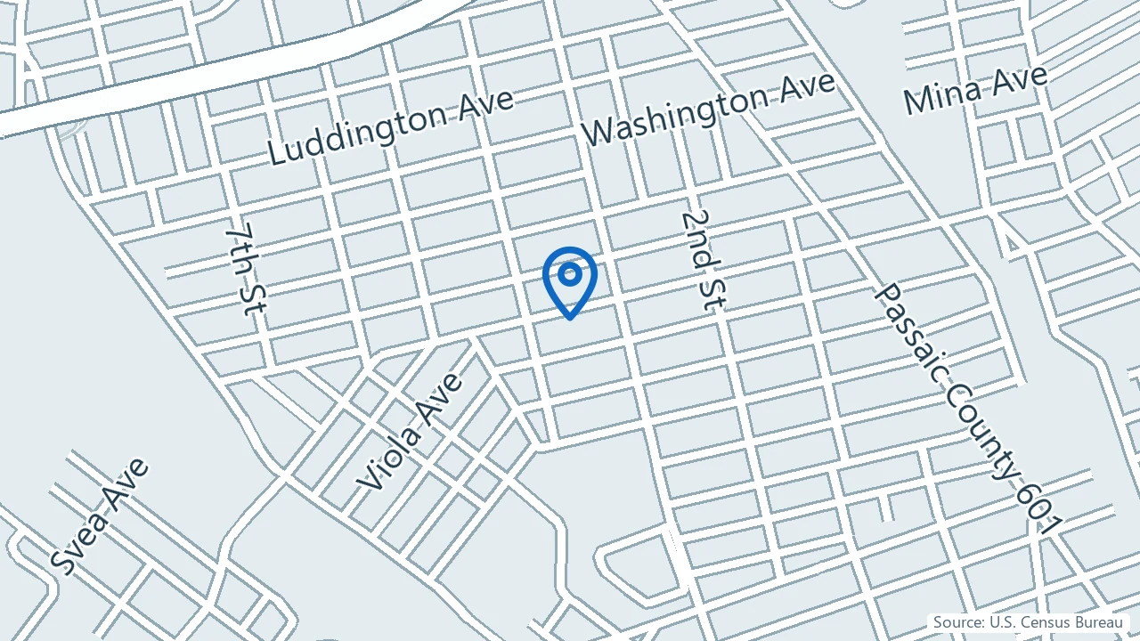Map showing PsychTMS in Clifton, New Jersey