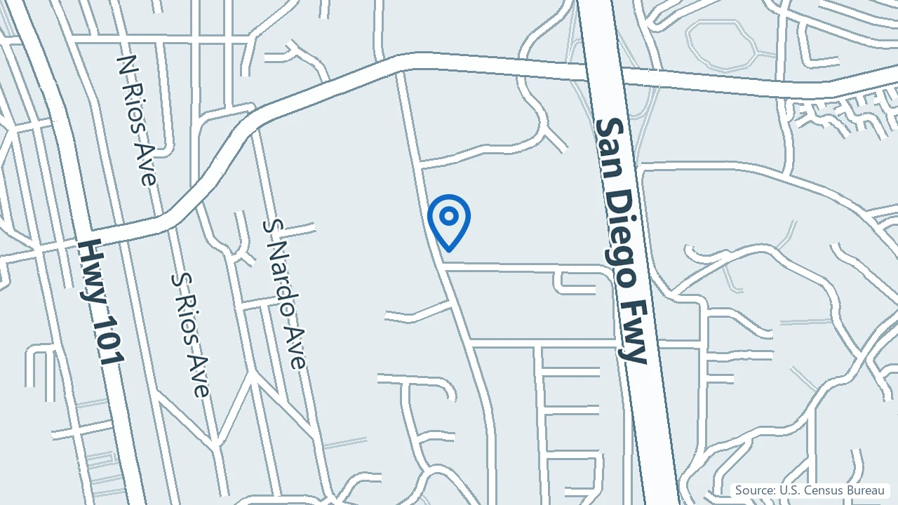 Map showing Luma Health and Wellness in Solana Beach, California