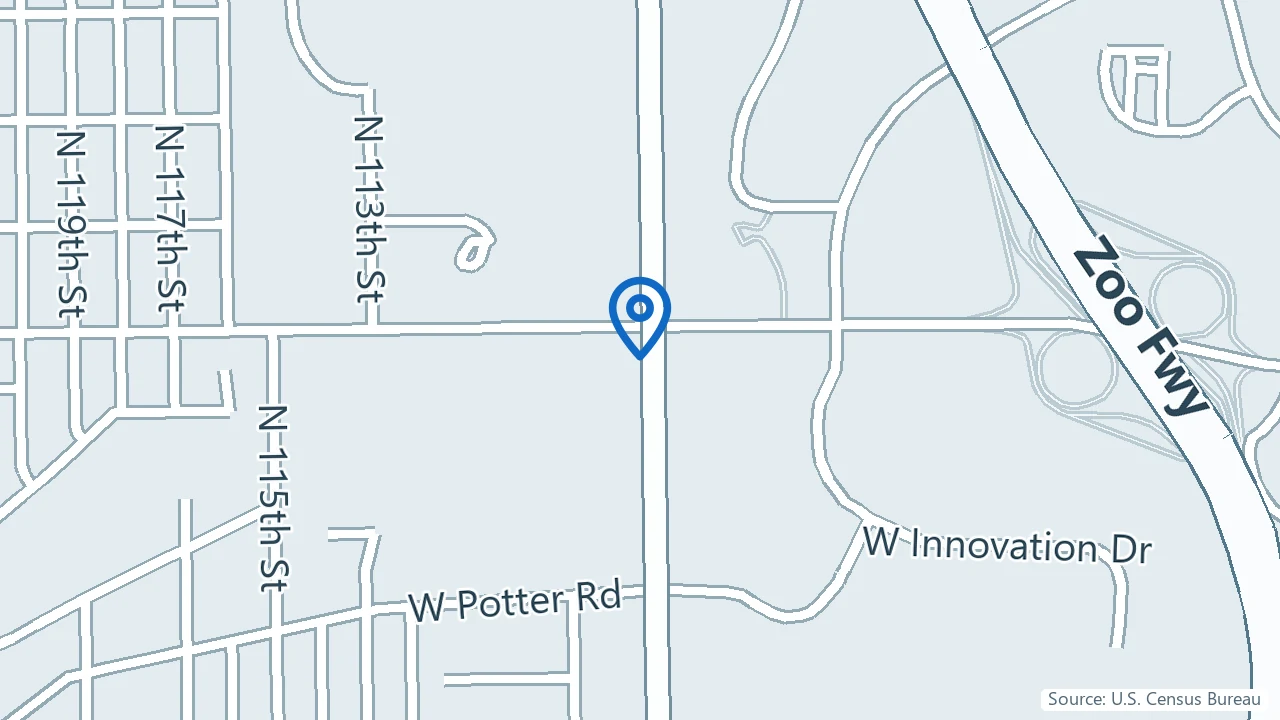 Map showing Behavioral Health - Tosa Health Center in Wauwatosa, Wisconsin