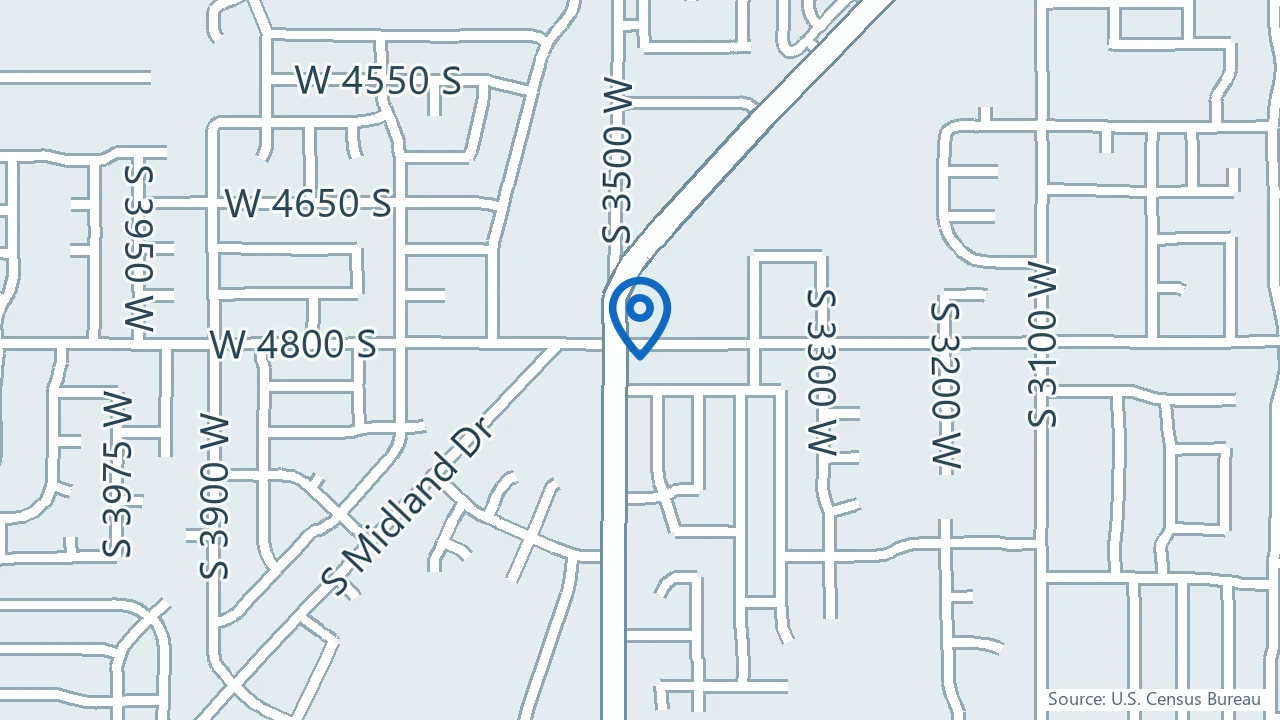 Map showing Swahn Balanced Health Ketamine in Roy, Utah