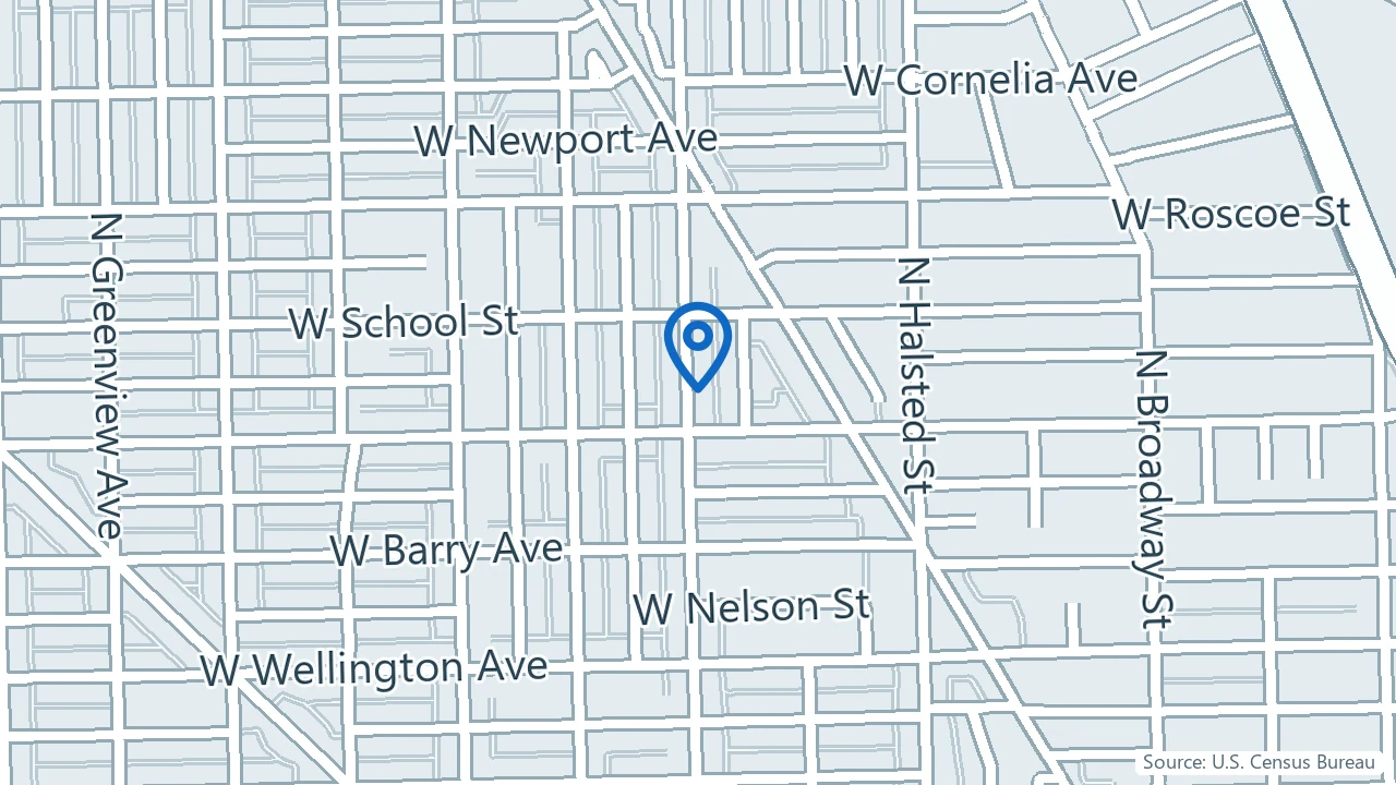 Map showing Innovative MindCare in Chicago, Illinois