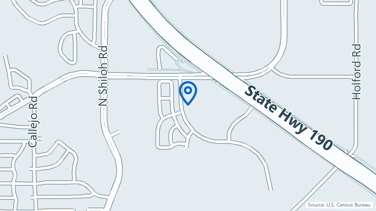 Map showing NorTex Psychiatry TMS & Ketamine in Garland, Texas