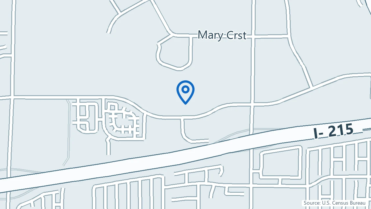 Map showing Henderson Psychiatry Corporation in Henderson, Nevada