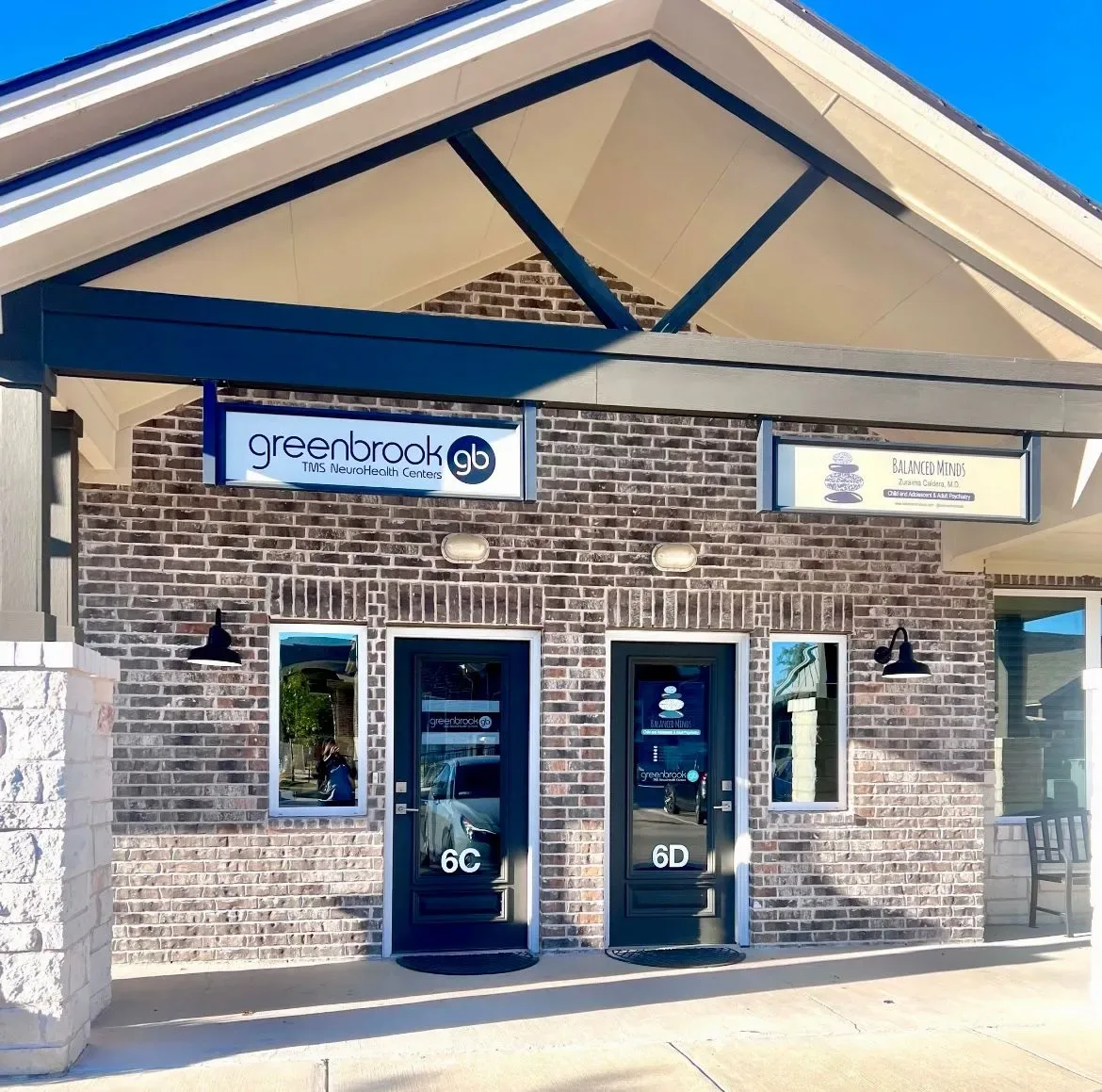 Exterior of Greenbrook Mental Wellness Center in Leander, Texas