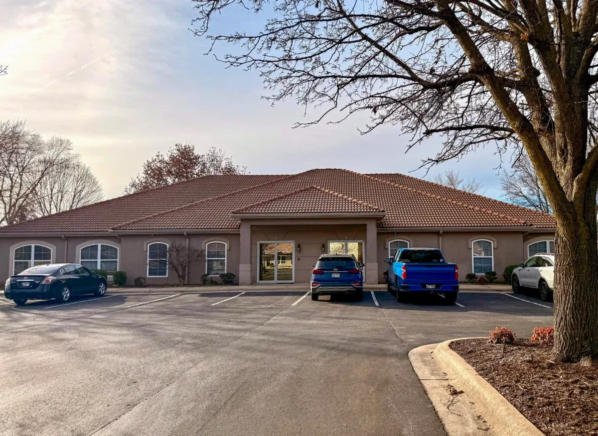 Exterior of Alleviant Integrated Mental Health in Rogers, Arkansas