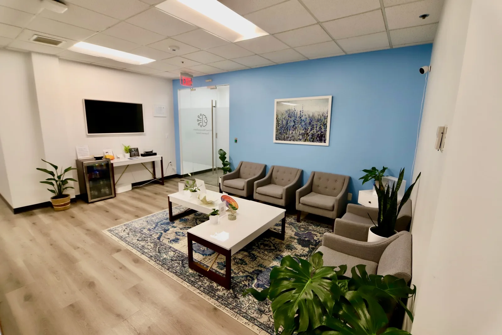 Lobby at McLean Neuropsychiatric Treatment Center in McLean, Virginia