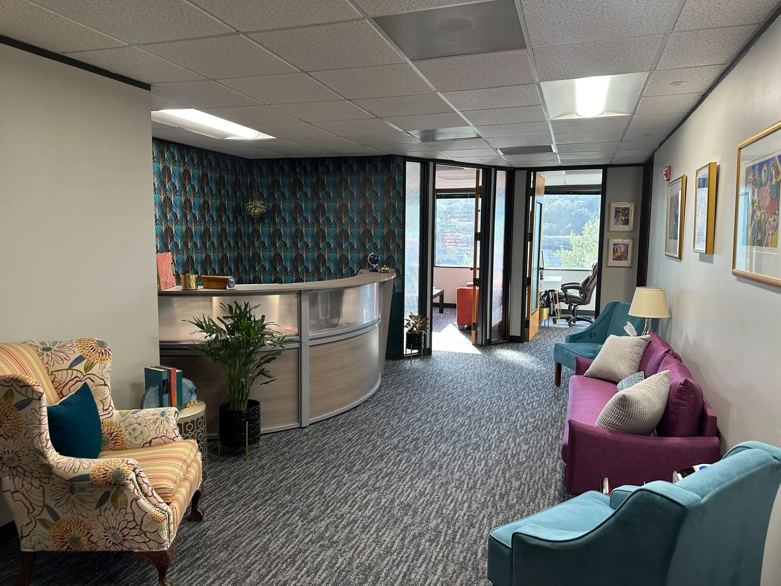 Clinic lobby and reception