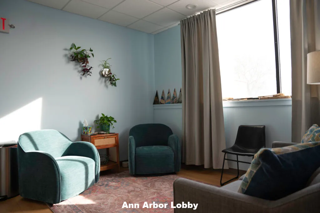 Lobby at Michigan Progressive Health in Ann Arbor, Michigan