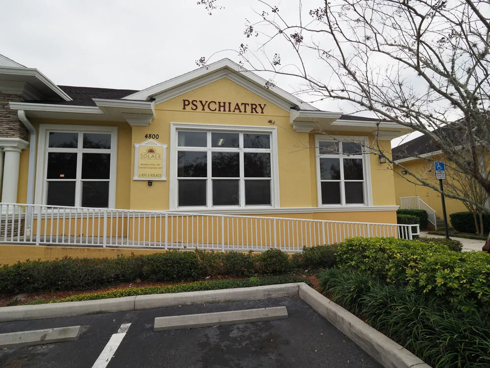 Exterior of Solace Behavioral Health in New Port Richey, Florida