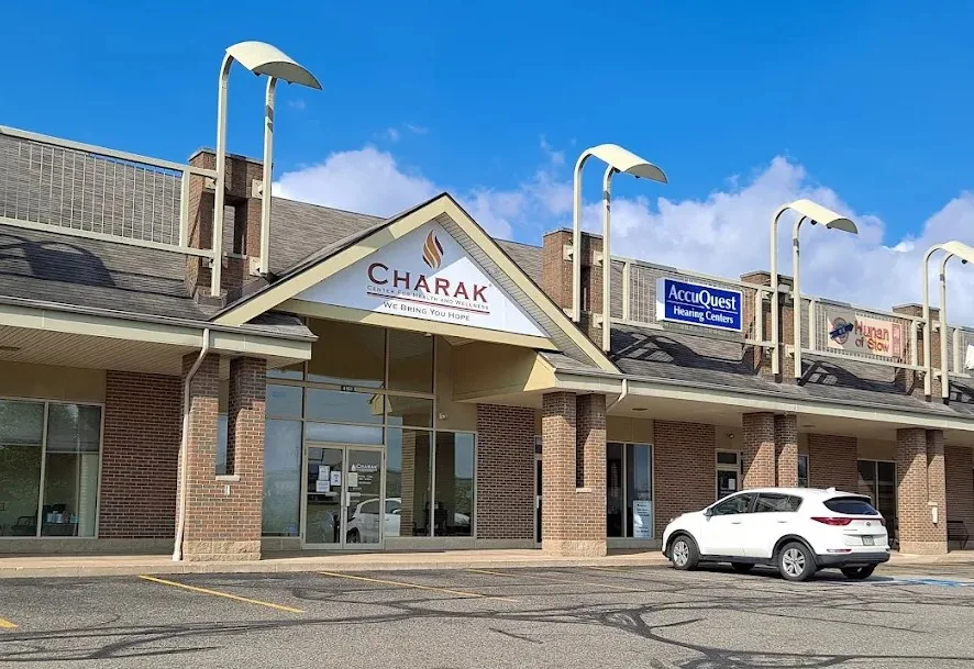 Exterior of Charak Center for Health & Wellness in Stow, Ohio