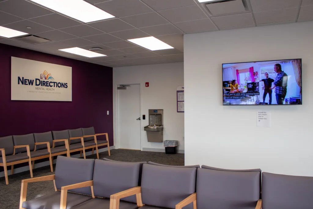 Lobby at New Directions Mental Health in Monroeville, Pennsylvania