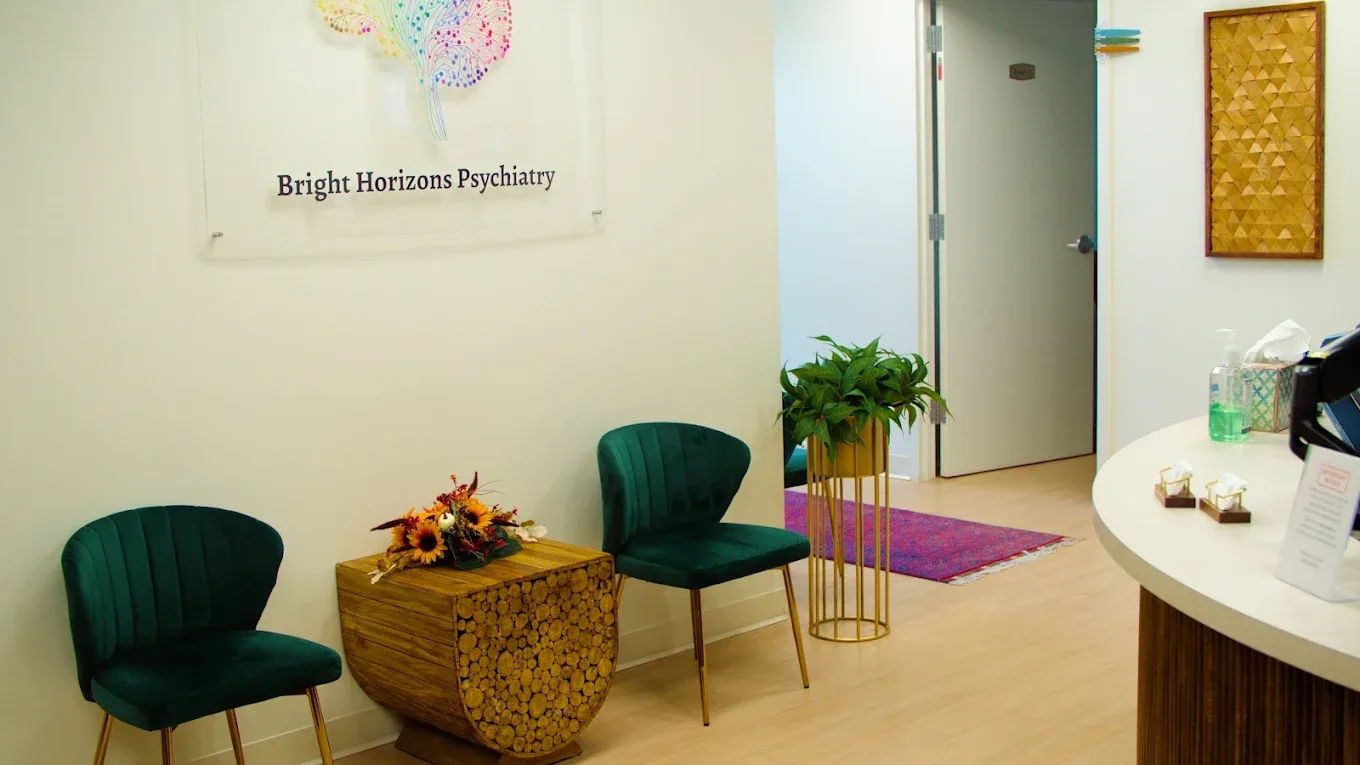 Lobby at Bright Horizons Psychiatry in Rockville, Maryland