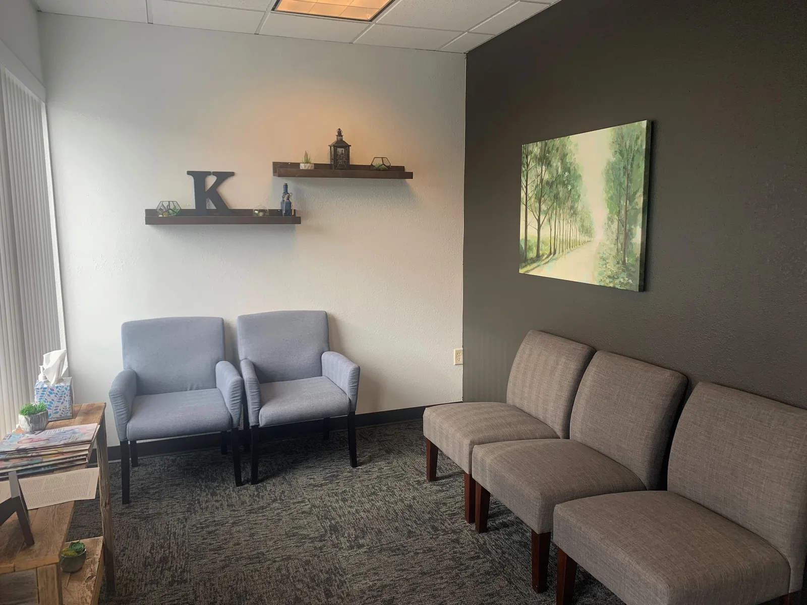 Lobby at Ketamine Wellness Center Appleton in Kimberly, Wisconsin
