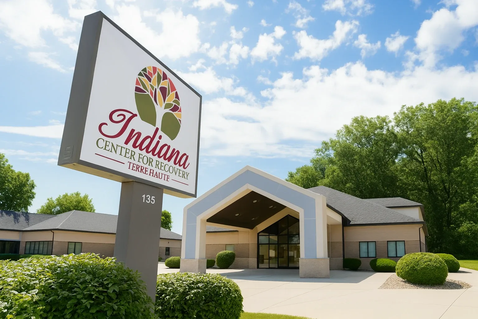 Building housing Indiana Center for Recovery in Terre Haute, Indiana