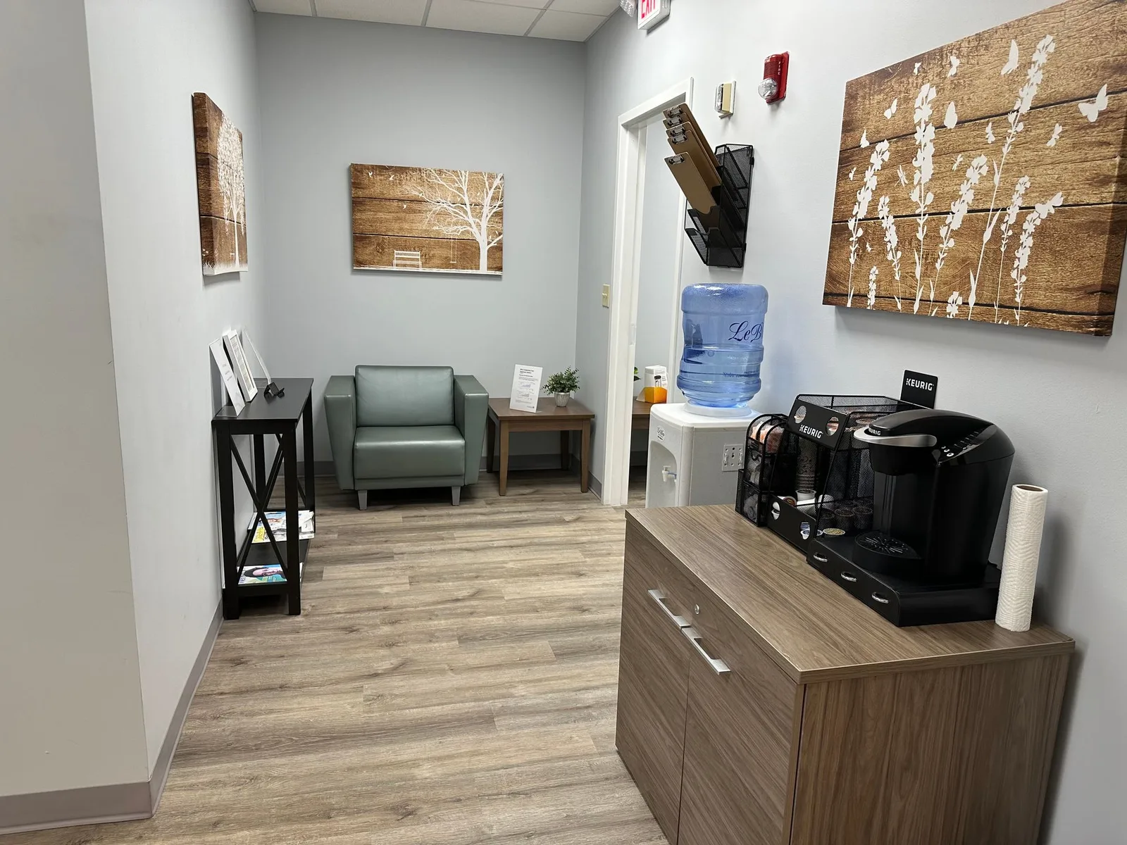 Lobby at Greenbrook Mental Wellness Center in Greensboro, North Carolina