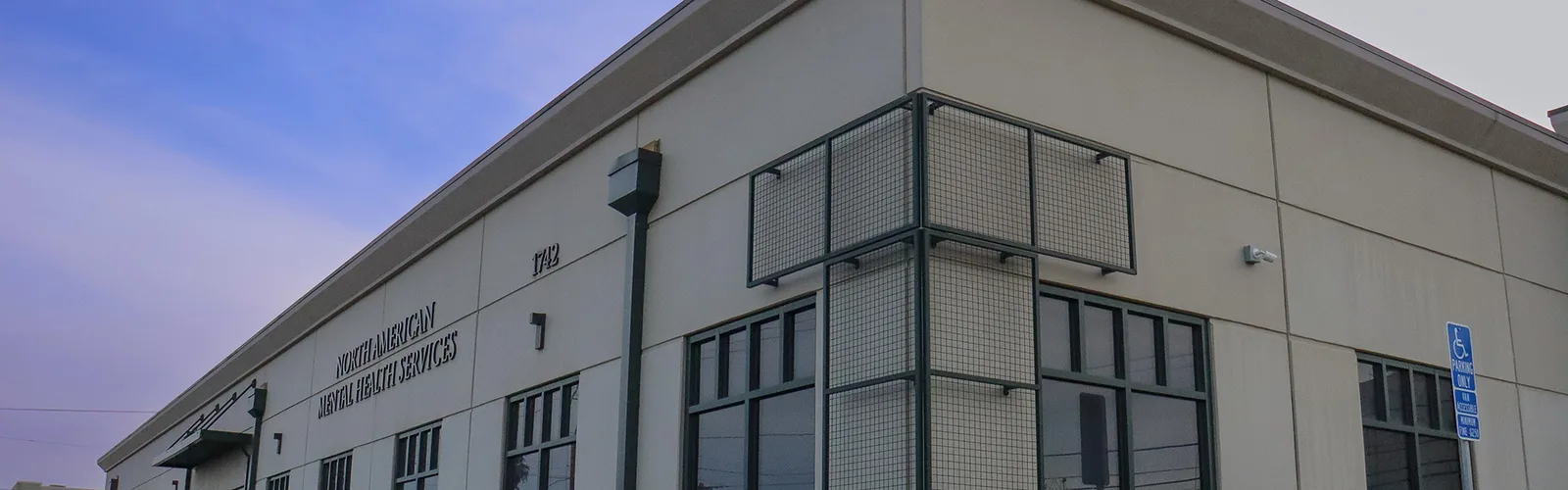 Exterior of North American Mental Health Services in Redding, California