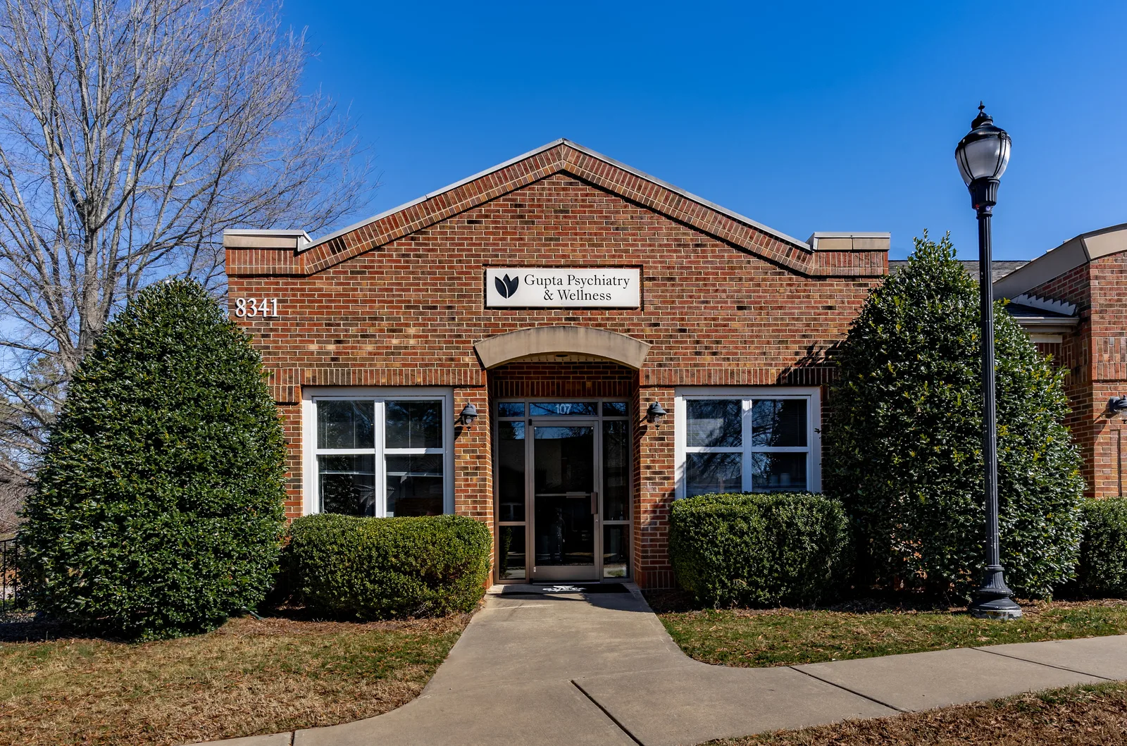 Exterior of GPW Psychiatry in Raleigh, North Carolina