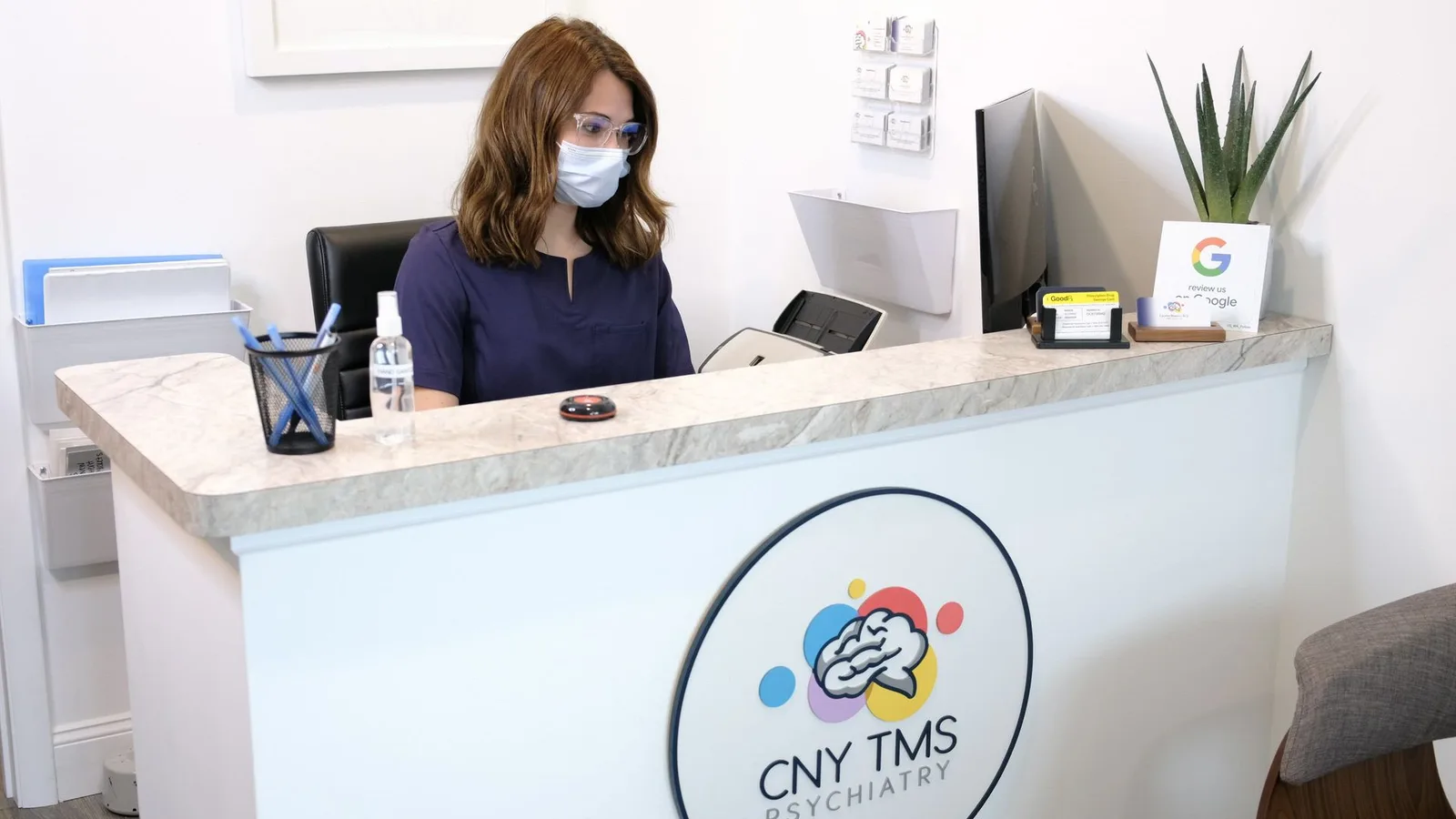 Building housing CNY TMS Psychiatry in Marcellus, New York