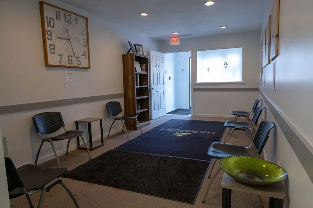 Lobby at Harmony in Bridgeport, West Virginia