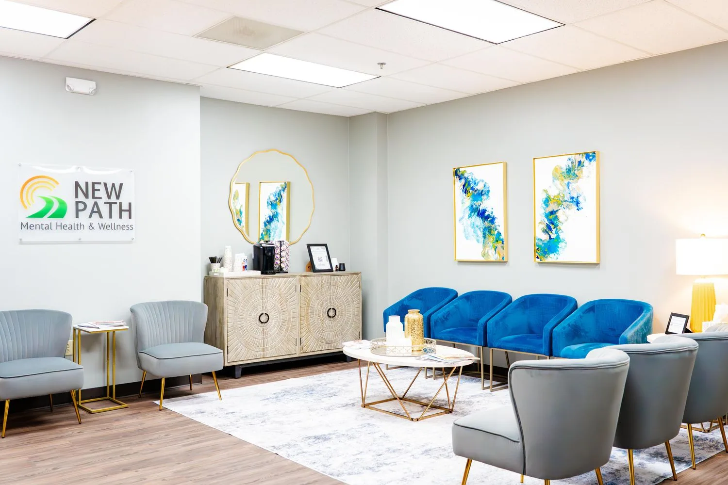 Lobby at New Path Mental Health & Wellness in Little Rock, Arkansas