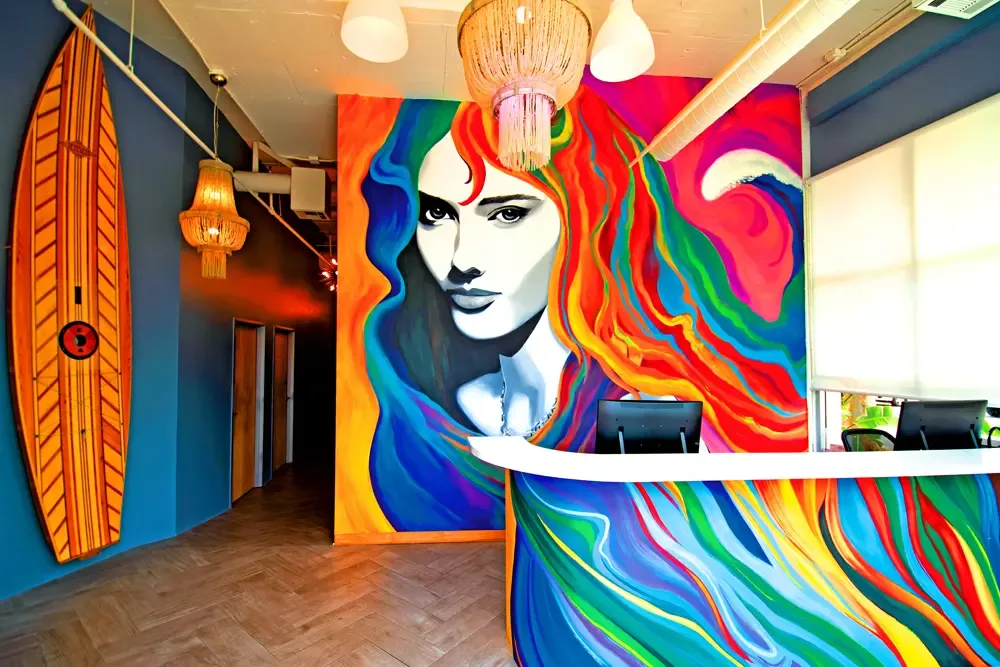 Lobby at Cienega Medical in Santa Monica, California