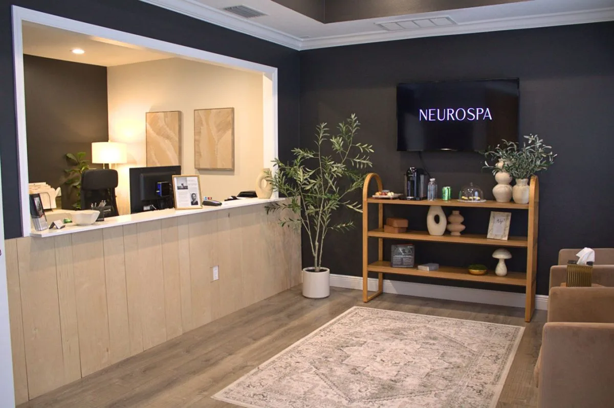 Lobby at Neurospa in Wesley Chapel, Florida