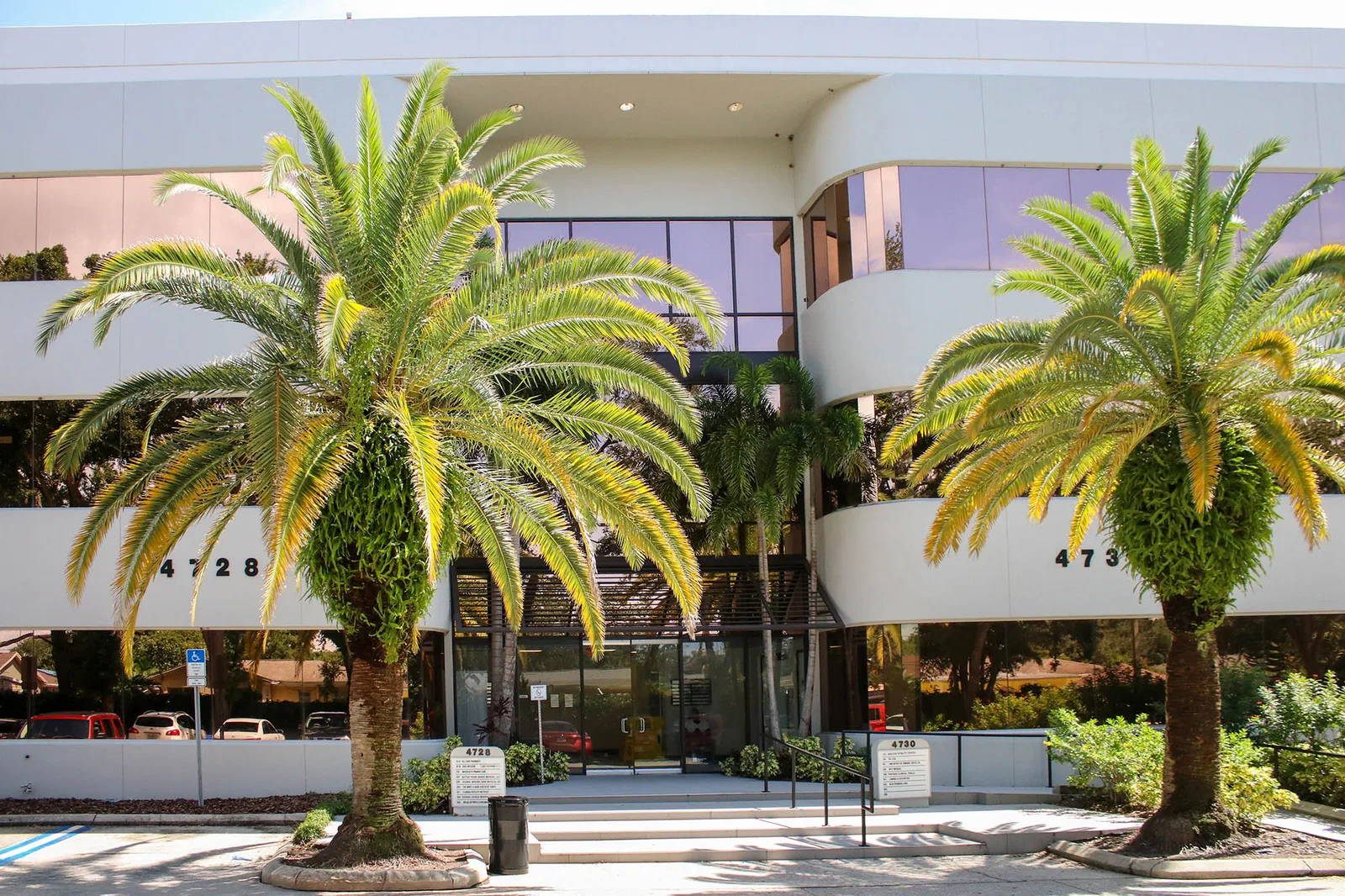 Exterior of the Tampa office building housing Sage Elevate on North Habana Avenue.