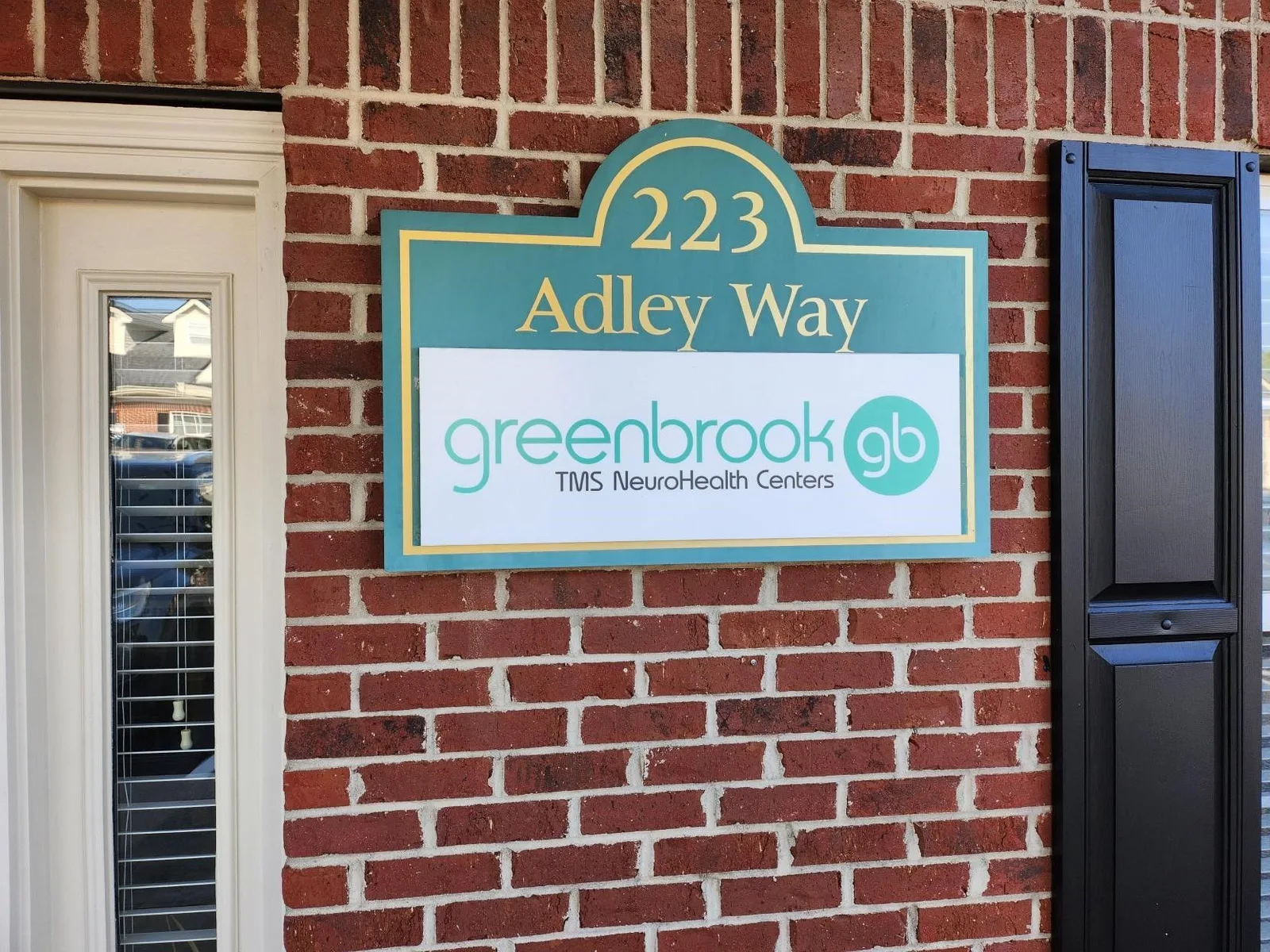 Exterior of Greenbrook Mental Wellness Center in Greenville, South Carolina