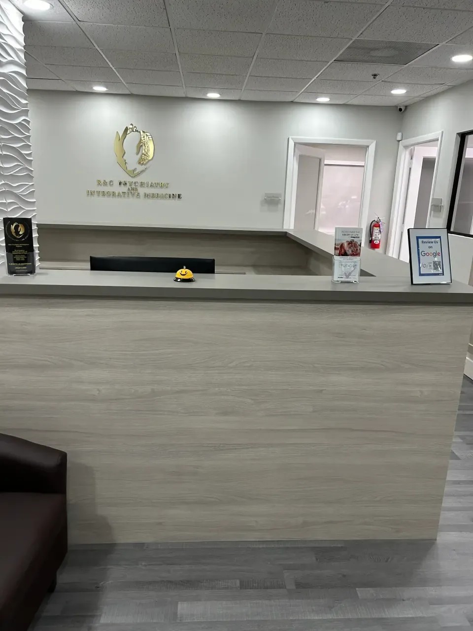 Lobby at R&C Psychiatry and Integrative Medicine in Pembroke Pines, Florida