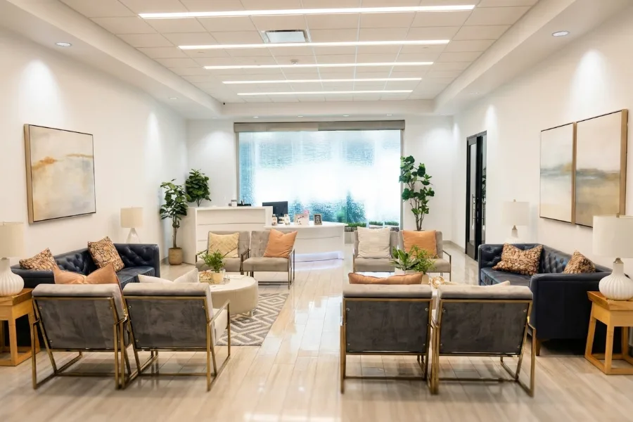 Houston clinic reception