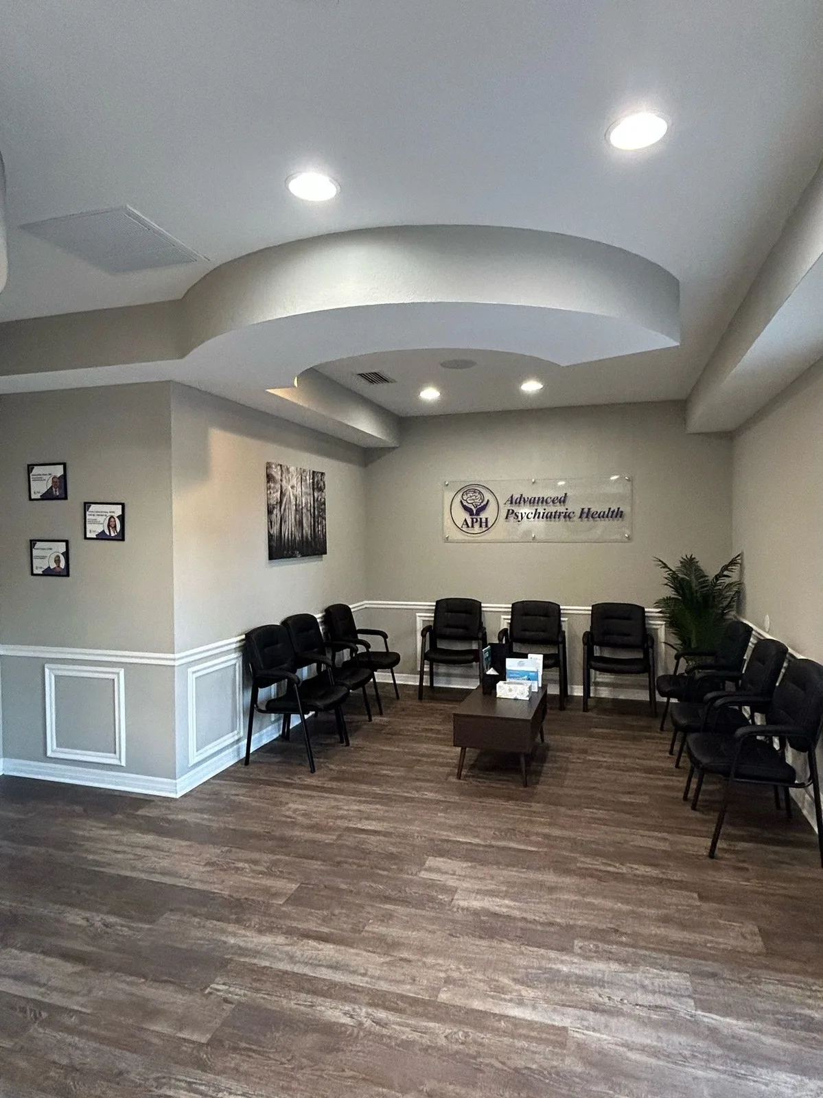 Lobby at Advanced Psychiatric Health in Wesley Chapel, Florida