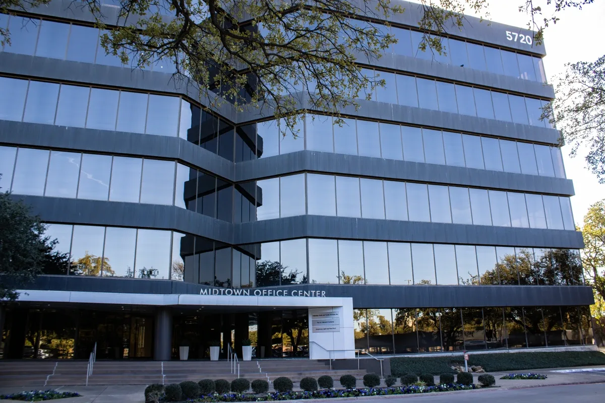 Office-building exterior with 5720 address